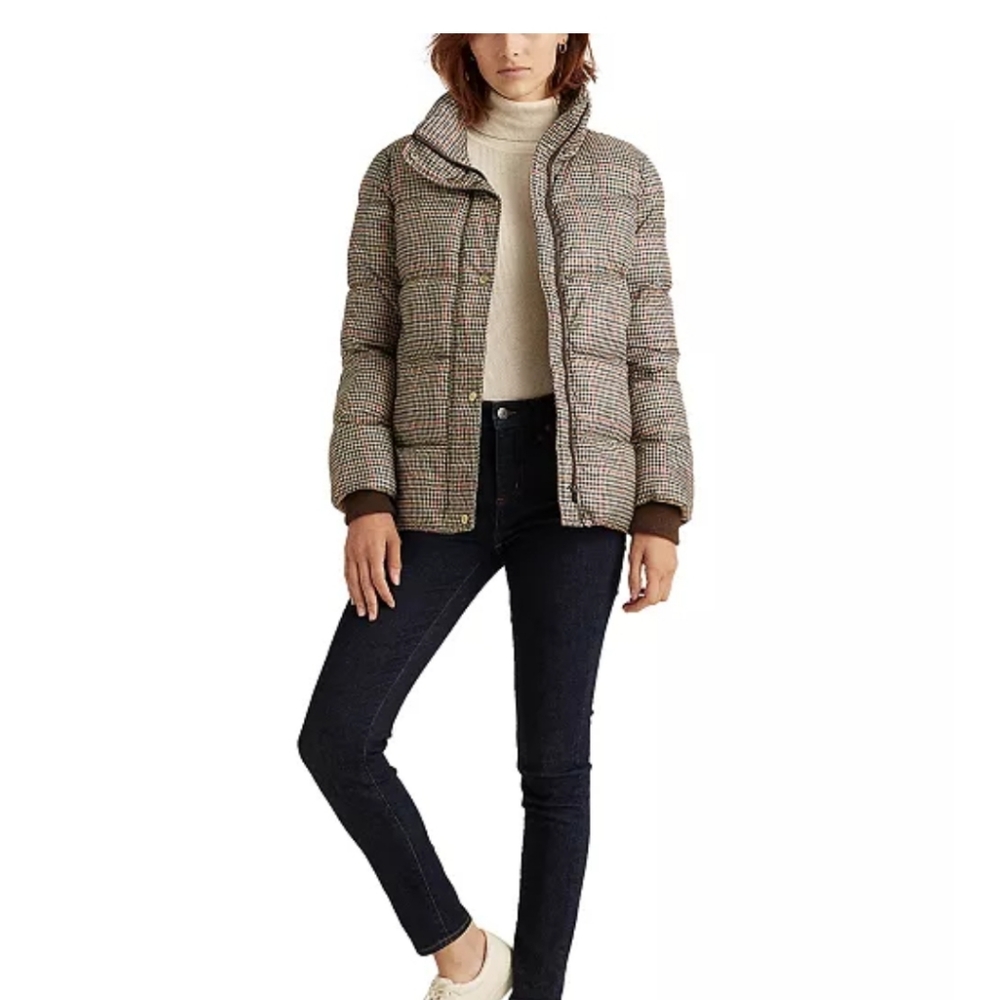 Ralph Lauren Black Label Multicolor Puffer Jacket